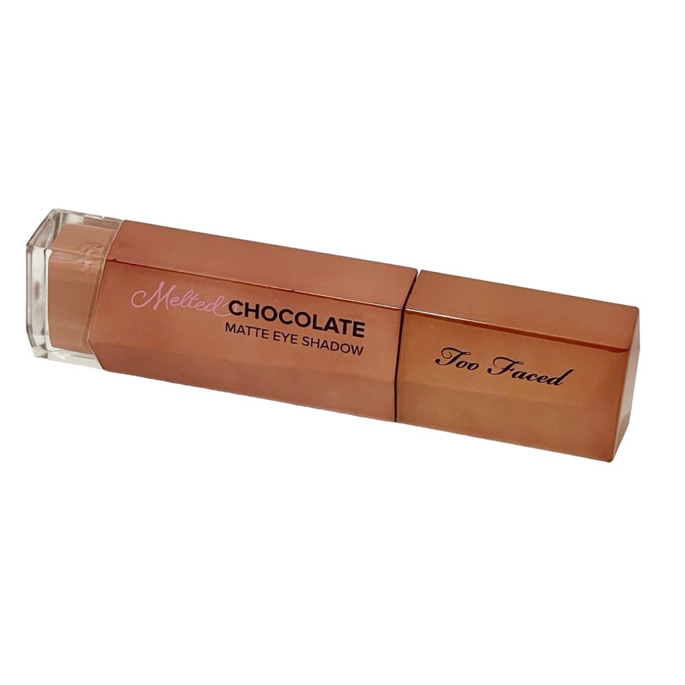 Too Faced Melted Chocolate Matte Eye Shadow Shade Amaretto Makeup